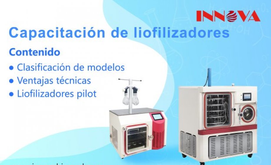 Próxima capacitación en español en línea sobre liofilizadores Innova el 19 de mayo